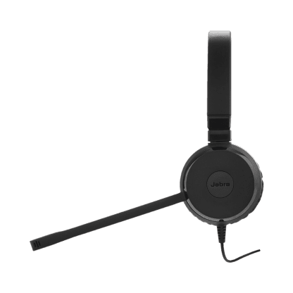 Jabra Evolve 30 Duo con conexión USB / 3.5mm, micrófono con cancelación de ruido y controlador en el cable con botones e indicadores LED (5399-829-309) - Imagen 3
